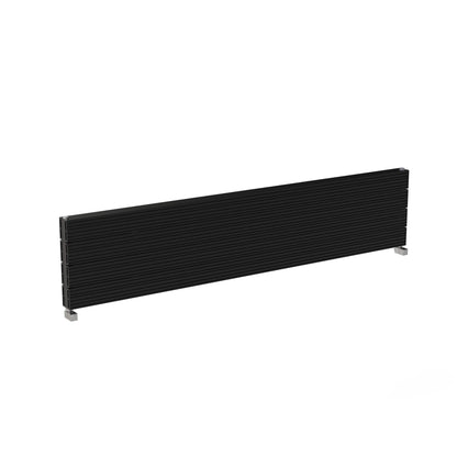 Carisa Monza Double Xl Radiateur en Aluminium Horizontal Design Moderne Noir