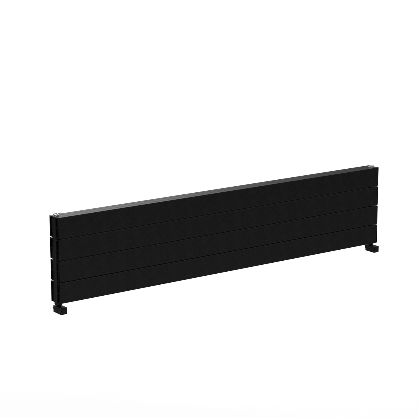 Carisa Nemo Double Xl Radiateur en Aluminium Horizontal Design Moderne Noir