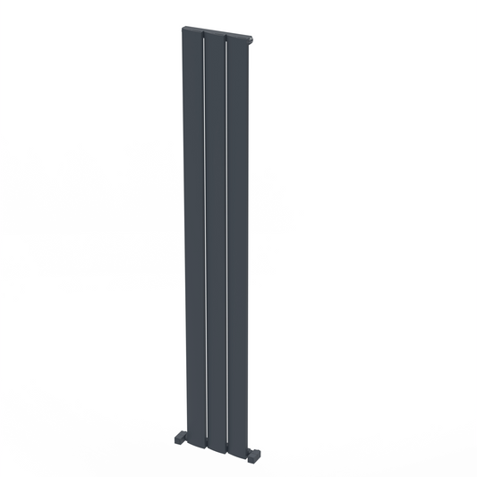 Carisa Step Radiateur en Aluminium Vertical Design Moderne Anthracite