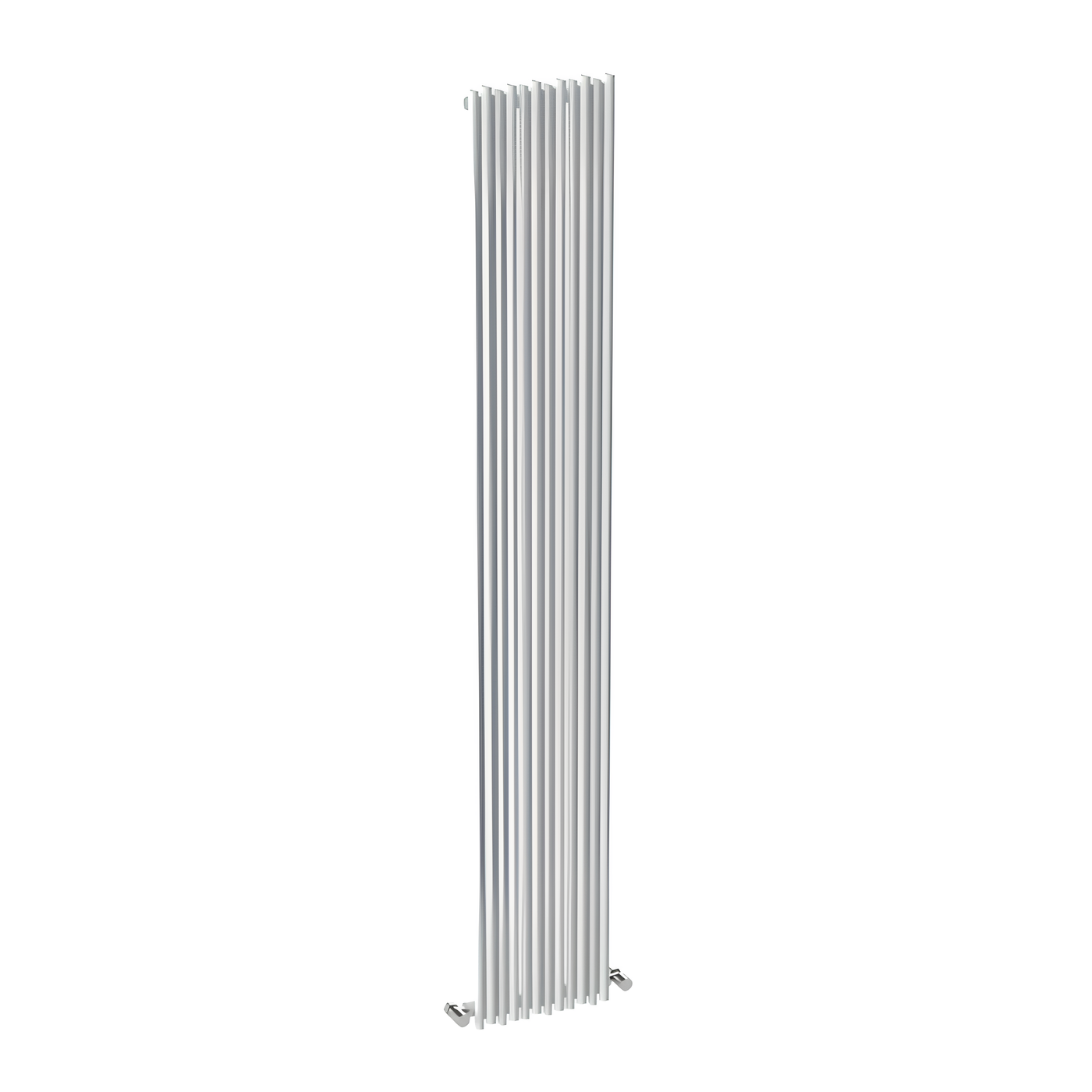 Carisa Pipette Radiateur en Aluminium Vertical Design Moderne Blanc