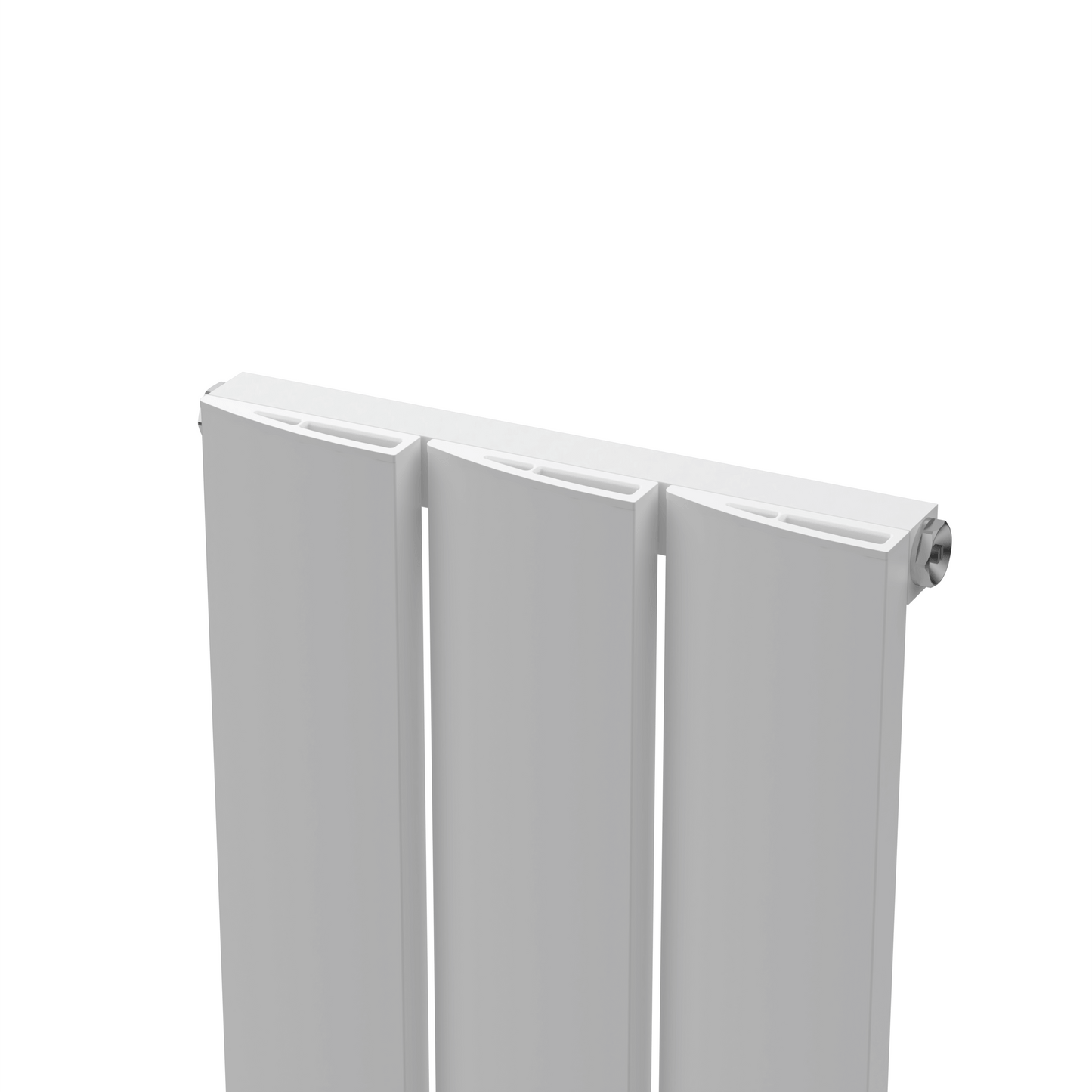 Carisa Step Radiateur en Aluminium Vertical Design Moderne Blanc