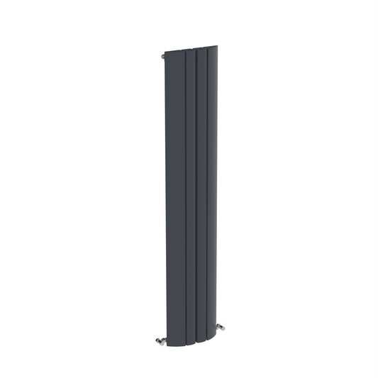 Carisa Gaia Radiateur en Aluminium Vertical Design Moderne Anthracite