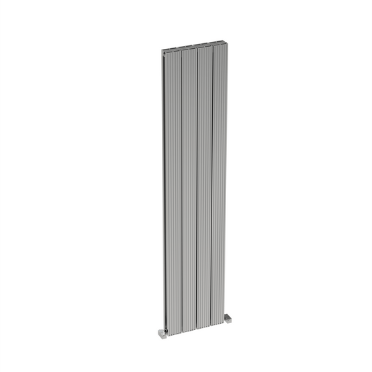 Carisa Monza Radiateur en Aluminium Vertical Design Moderne Anodisé Poli