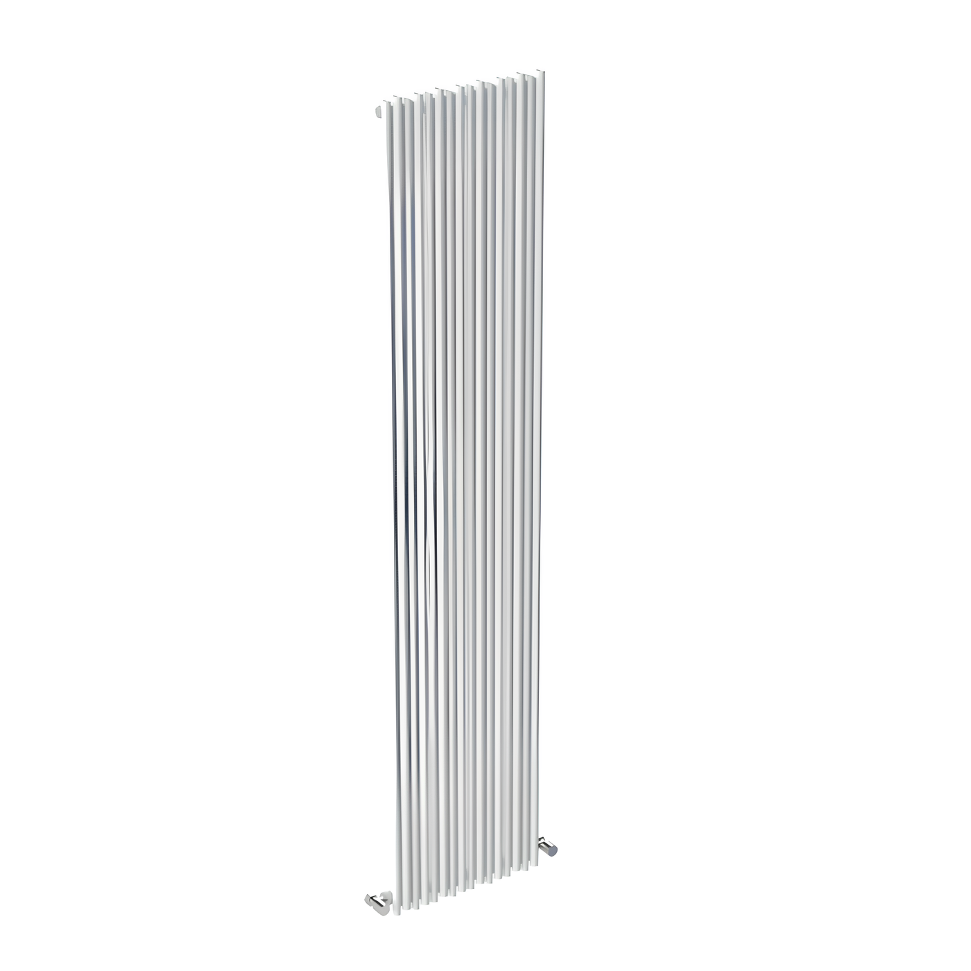 Carisa Pipette Radiateur en Aluminium Vertical Design Moderne Blanc