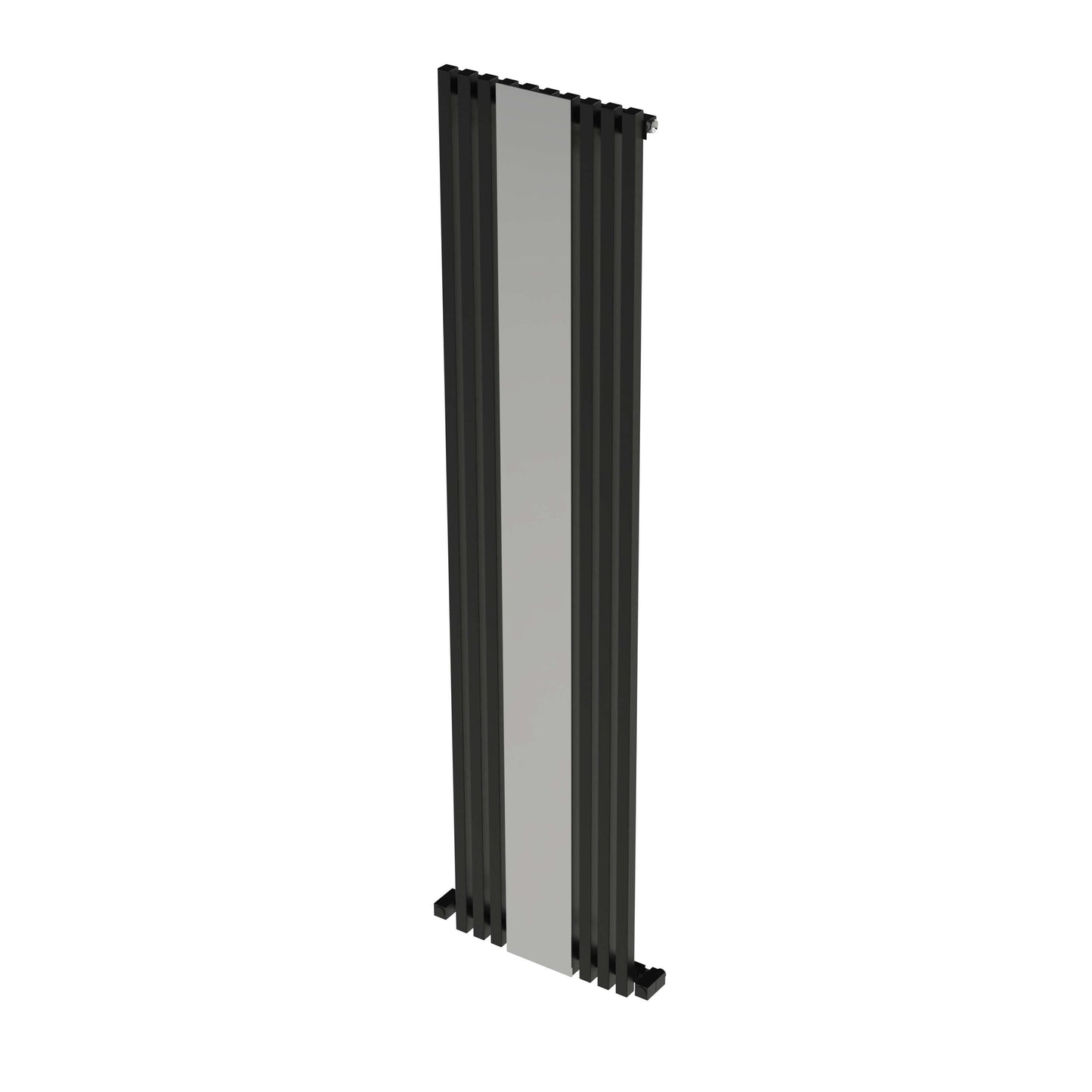 Carisa Sophia Mirror Radiateur en Aluminium Vertical Design Moderne Noir