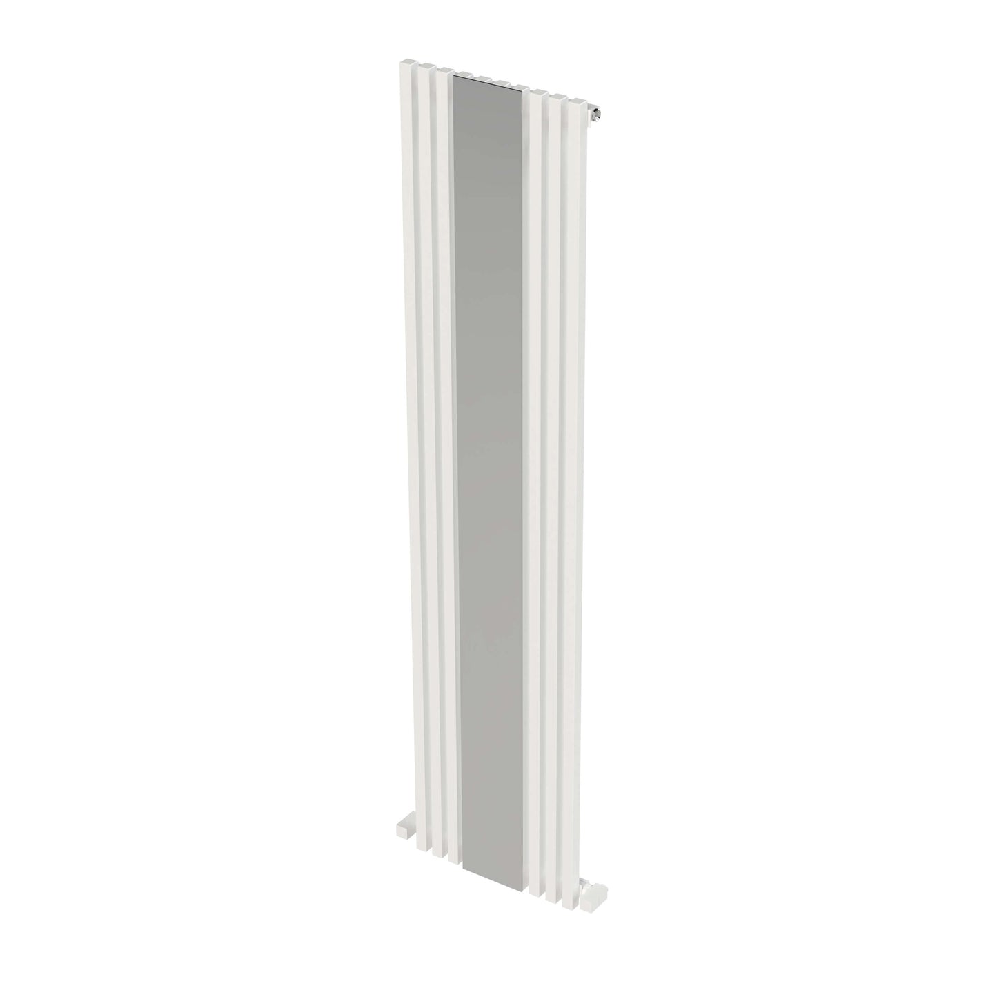 Carisa Sophia Mirror Radiateur en Aluminium Vertical Design Moderne Blanc