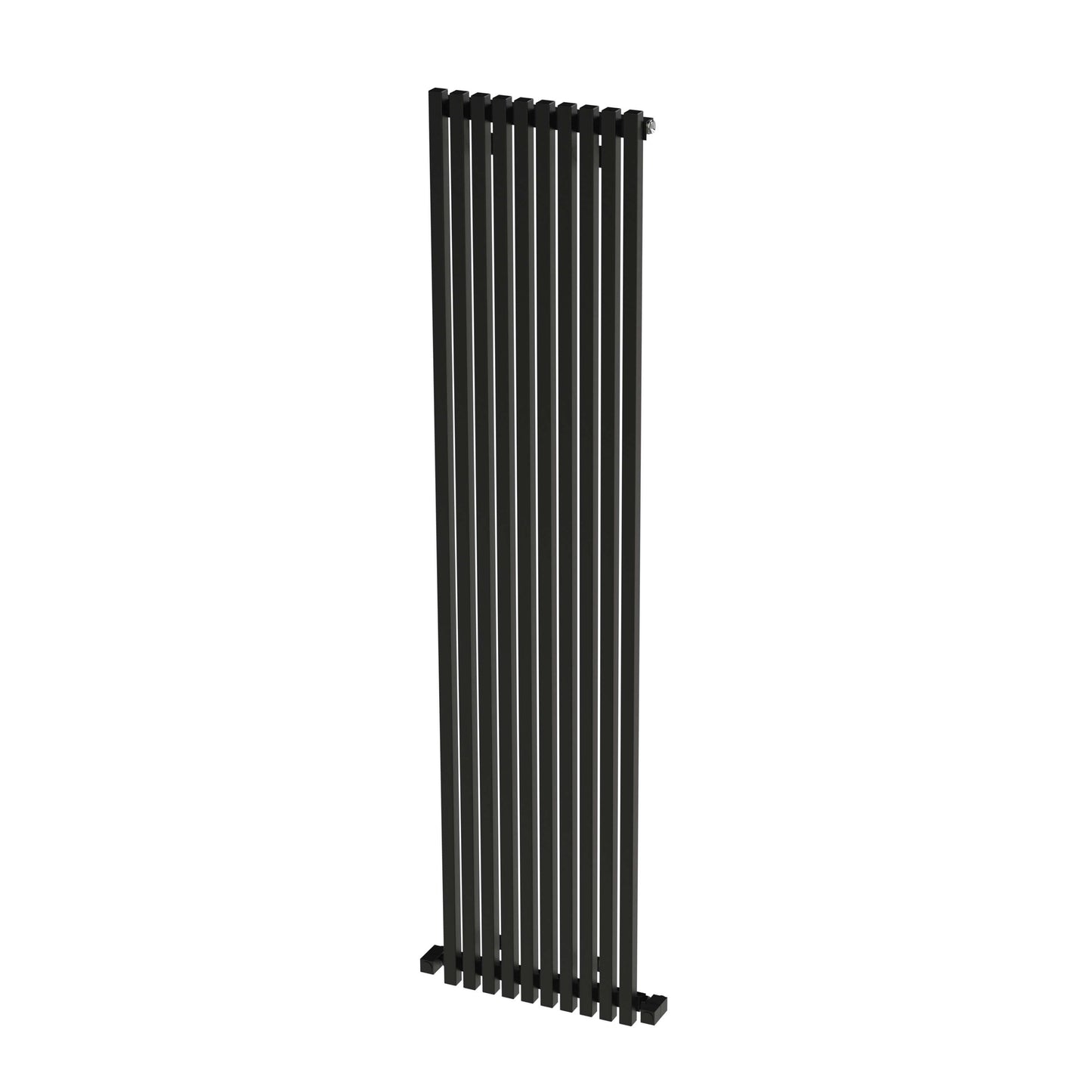 Carisa Sophia Radiateur en Aluminium Vertical Design Moderne Noir