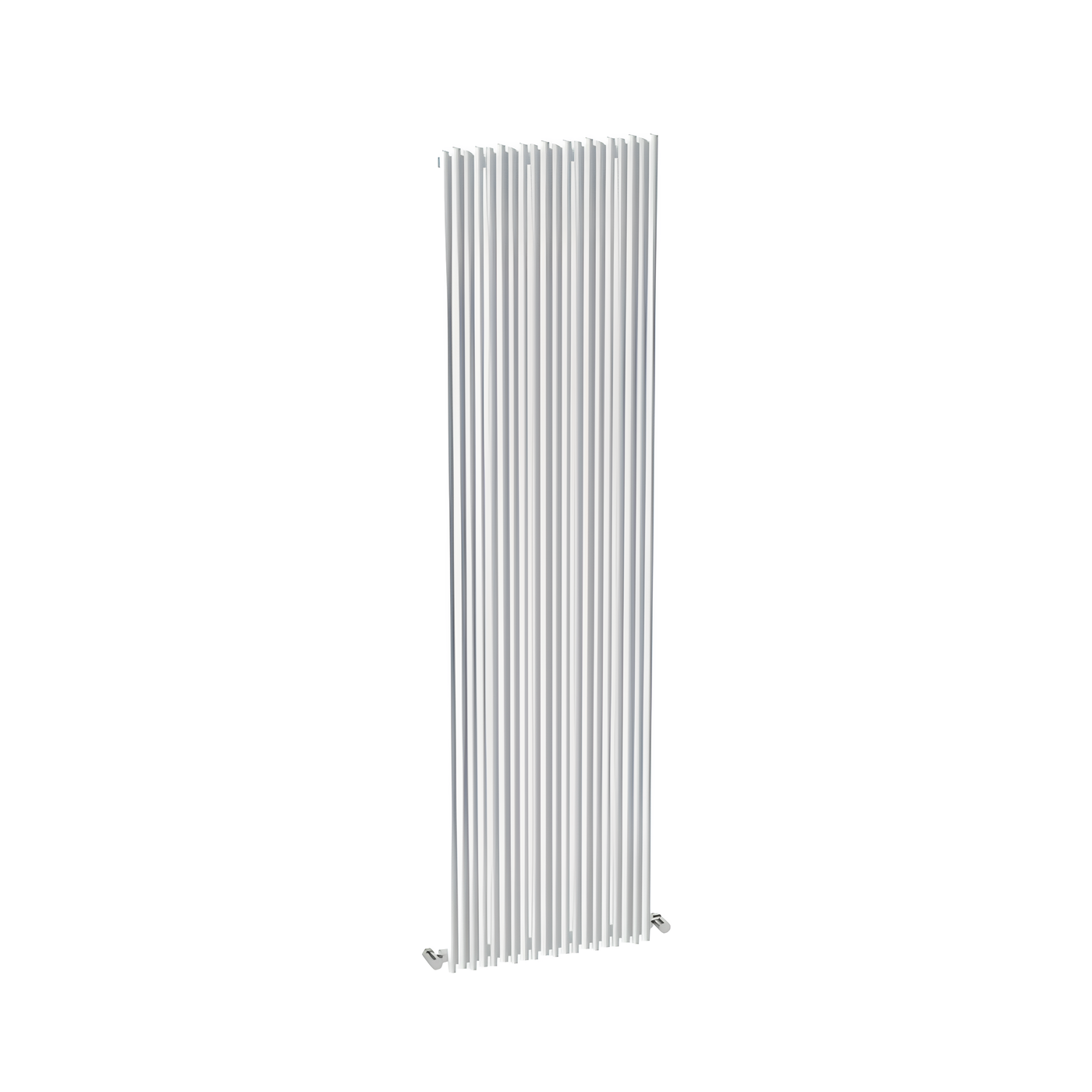 Carisa Pipette Radiateur en Aluminium Vertical Design Moderne Blanc