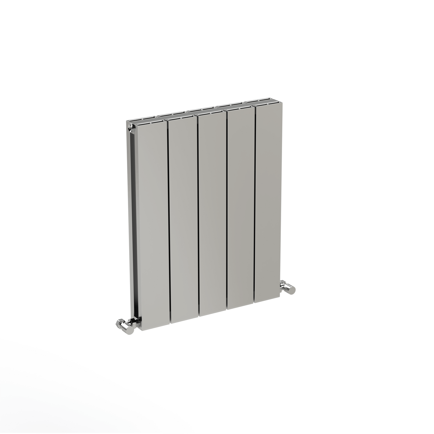 Carisa Nemo Double Radiateur en Aluminium Horizontal Design Moderne Anodisé Poli