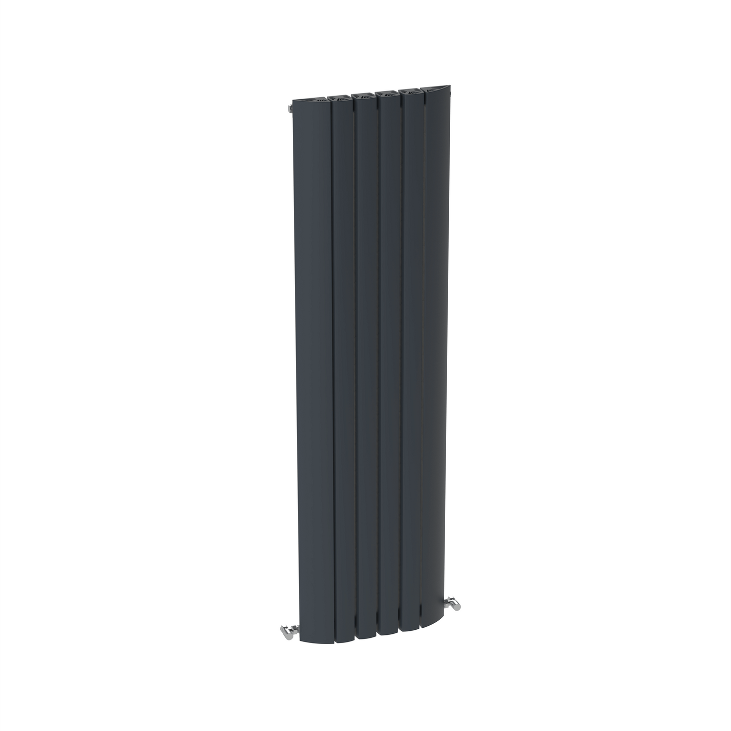 Carisa Gaia Radiateur en Aluminium Vertical Design Moderne Anthracite