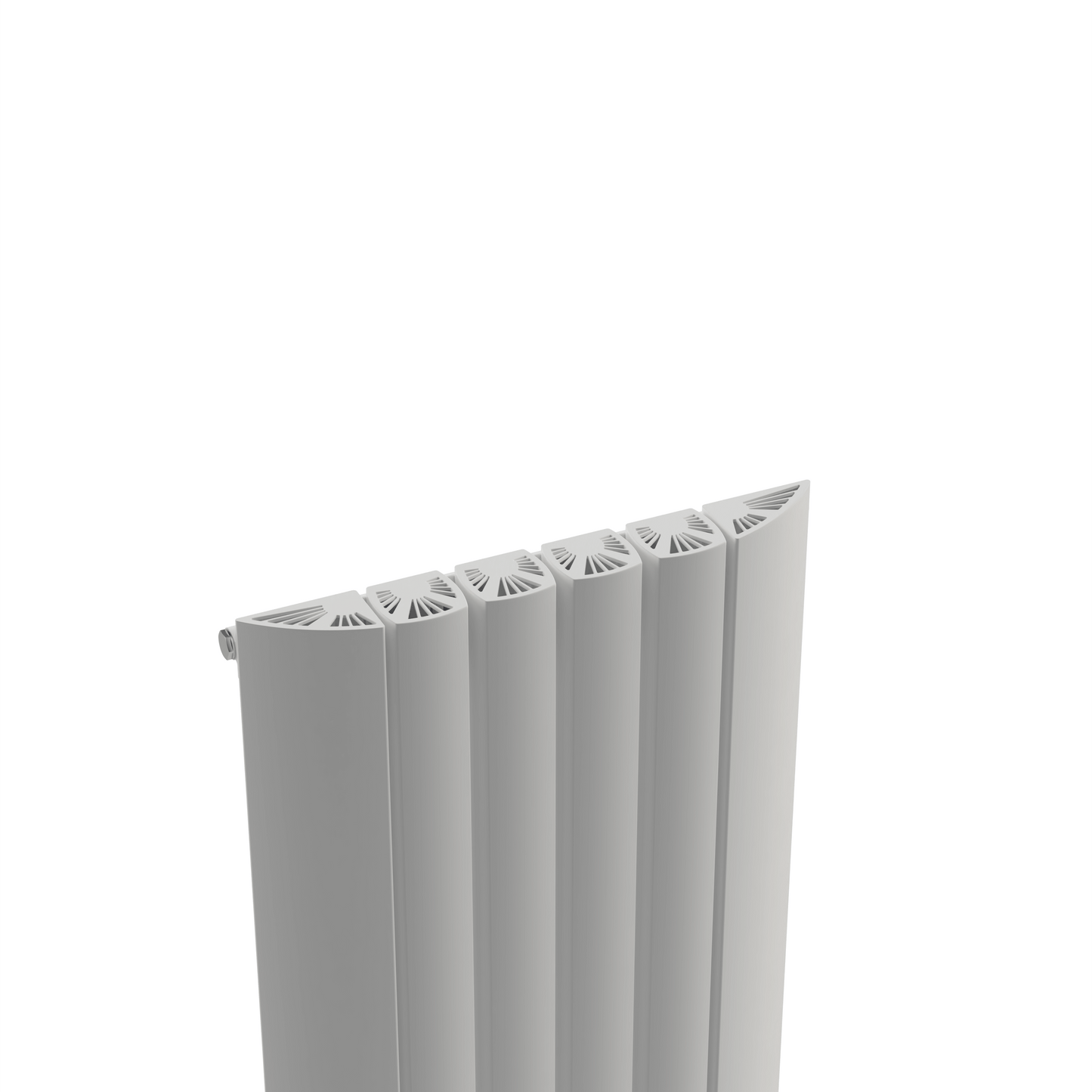 Carisa Gaia Radiateur en Aluminium Vertical Design Moderne Blanc