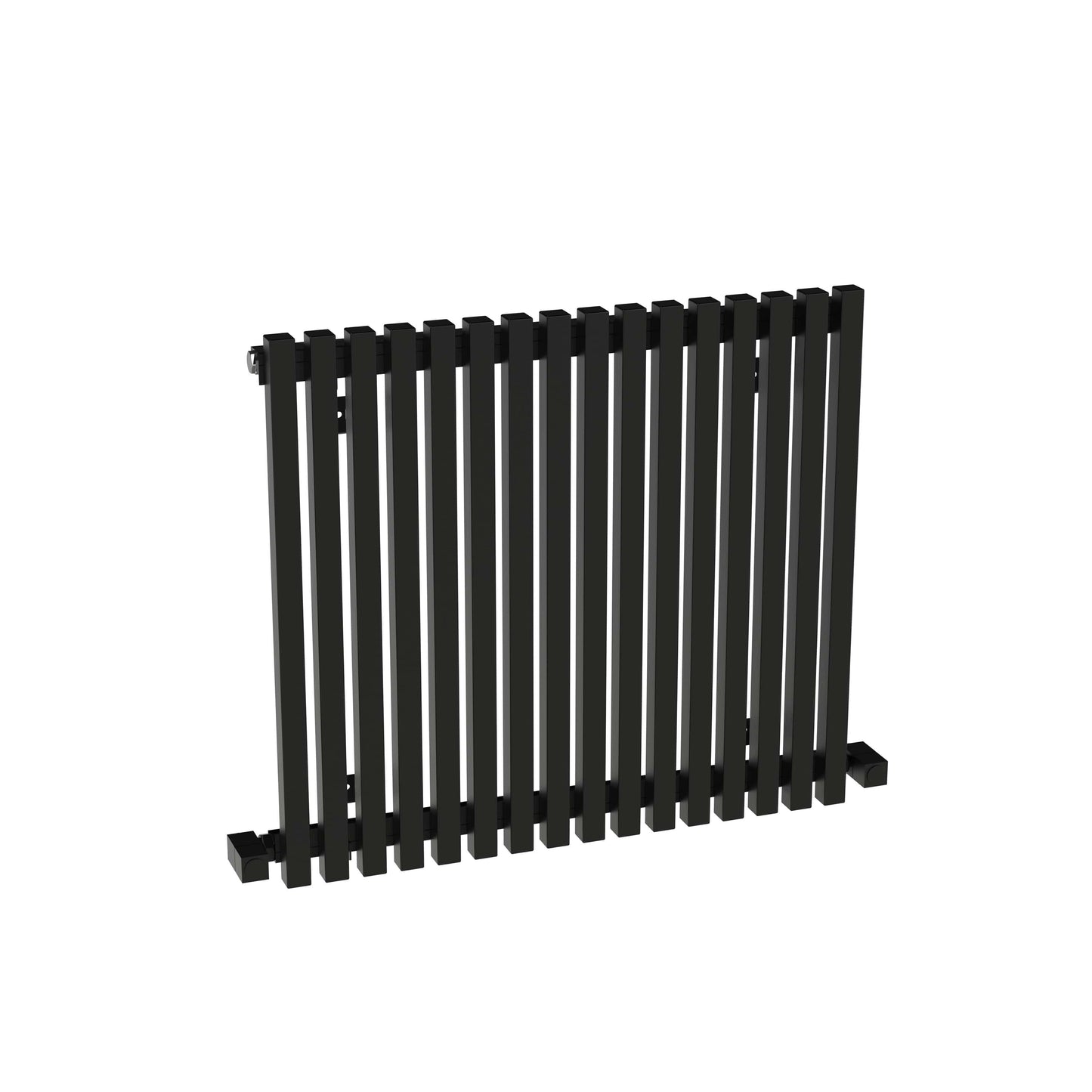 Carisa Sophia Radiateur en Aluminium Horizontal Design Moderne Noir