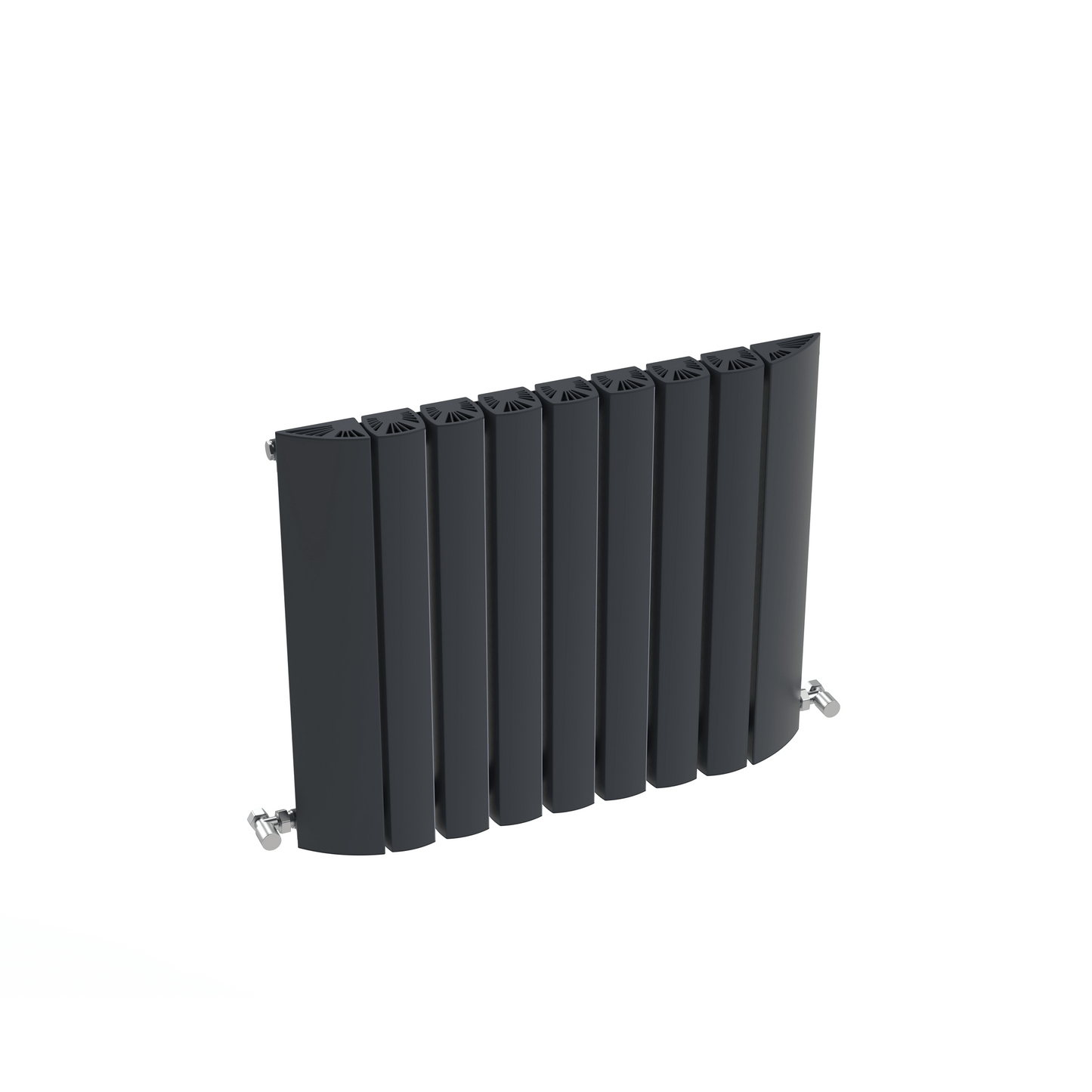 Carisa Gaia Radiateur en Aluminium Horizontal Design Moderne Anthracite