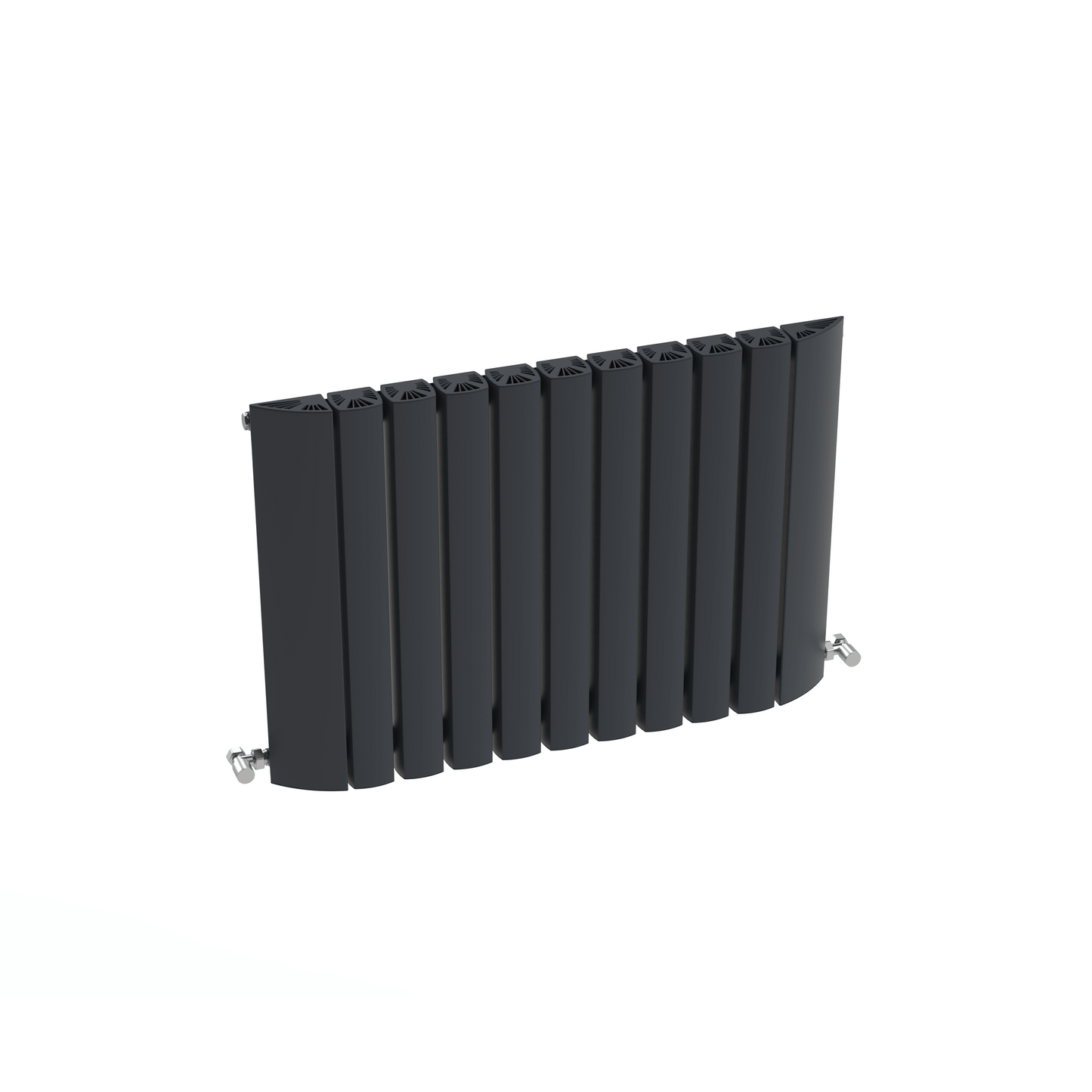 Carisa Gaia Radiateur en Aluminium Horizontal Design Moderne Anthracite