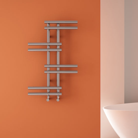 Carisa Antara Sèche-Serviettes en Acier Design Moderne Chromé