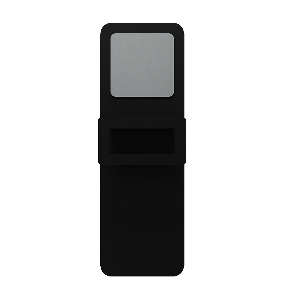 Carisa Boreas Flat Mirror sèche-serviette électrique – noir mat avec miroir et thermostat Wi-Fi