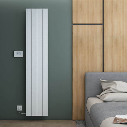 Carisa Boreas M Radiateur Électrique Vertical Design Moderne Blanc