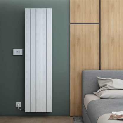 Carisa Boreas M Radiateur Électrique Vertical Design Moderne Blanc