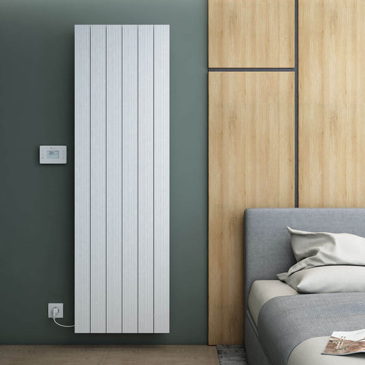 Carisa Boreas M Radiateur Électrique Vertical Design Moderne Blanc