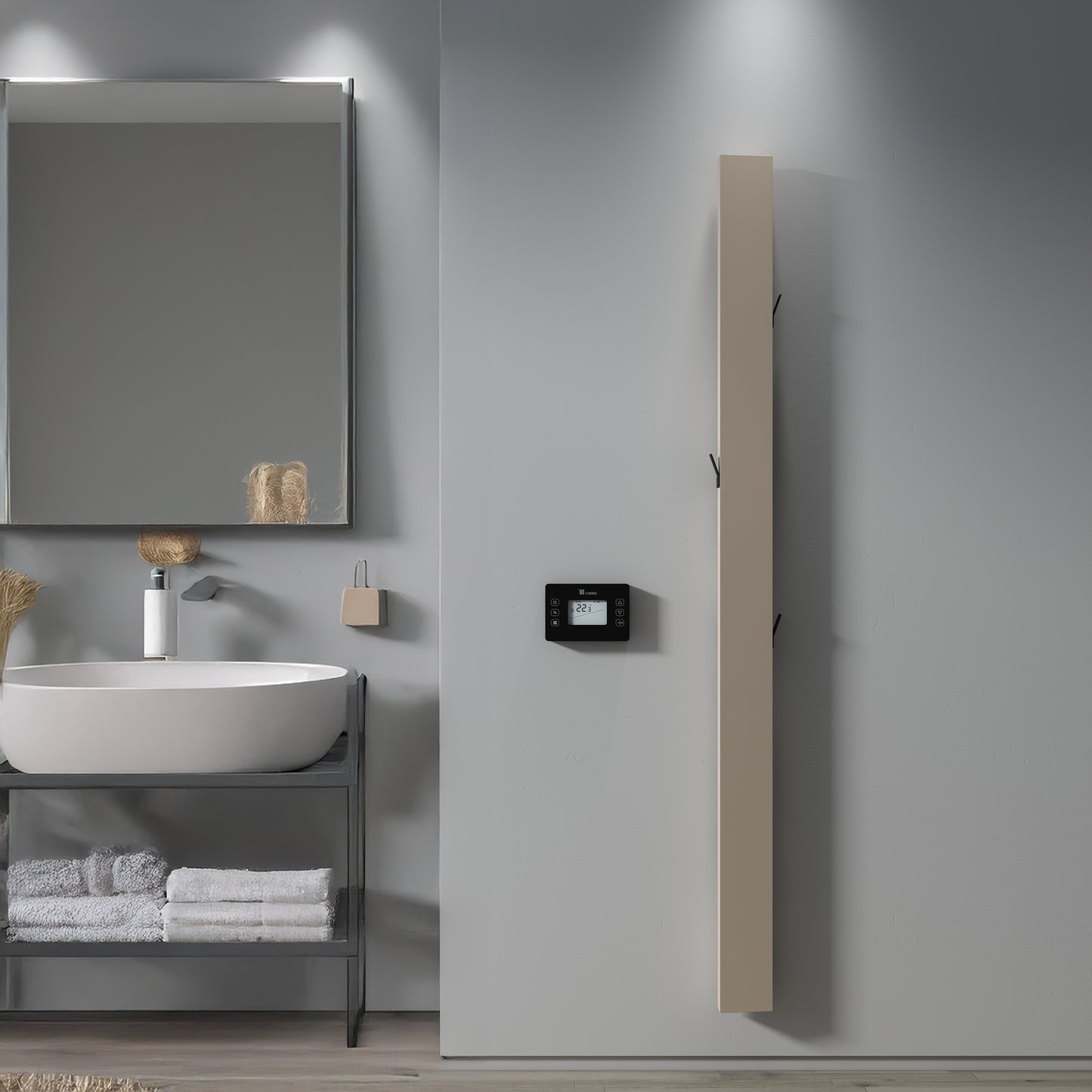 Carisa Boreas Notus S radiateur électrique – contrôle Wi-Fi intelligent