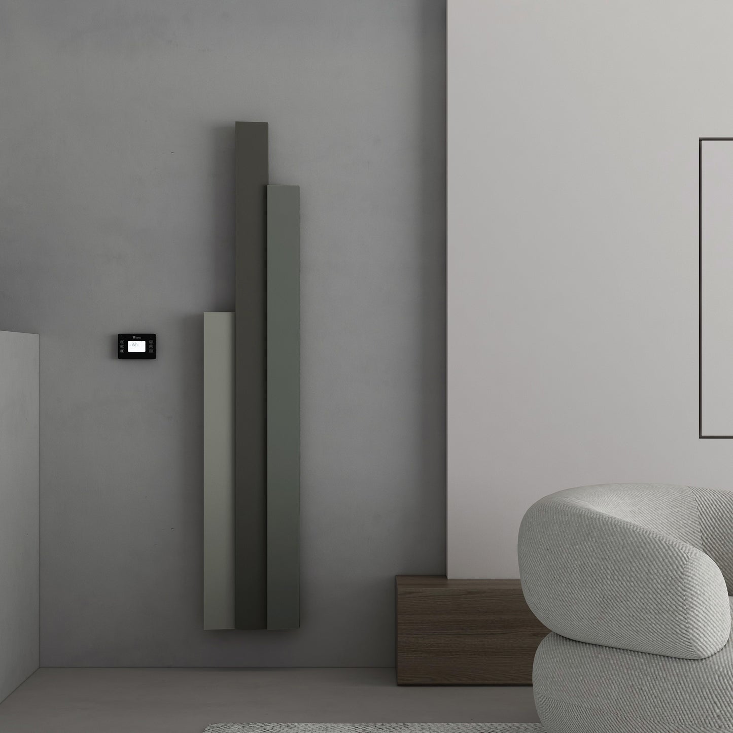 Carisa Boreas ZS radiateur électrique en aluminium – thermostat Wi-Fi intelligent