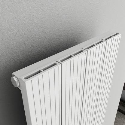 Carisa Boreas Hybrid M Radiateur Électrique Vertical Design Moderne Blanc