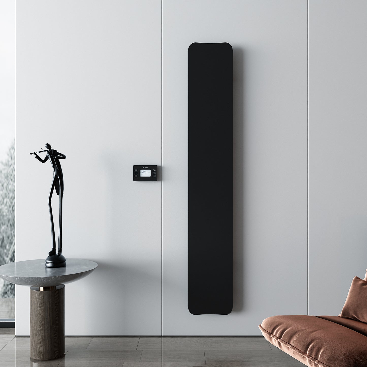 Carisa Boreas Flat radiateur électrique – thermostat Wi-Fi intelligent