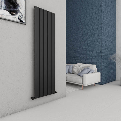 Carisa Chambord Radiateur en Aluminium Vertical Design Moderne Noir