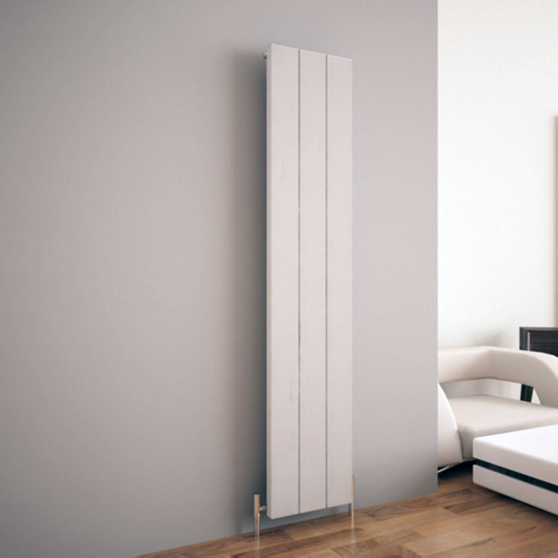 Carisa Elvino Radiateur en Aluminium Vertical Design Moderne Blanc