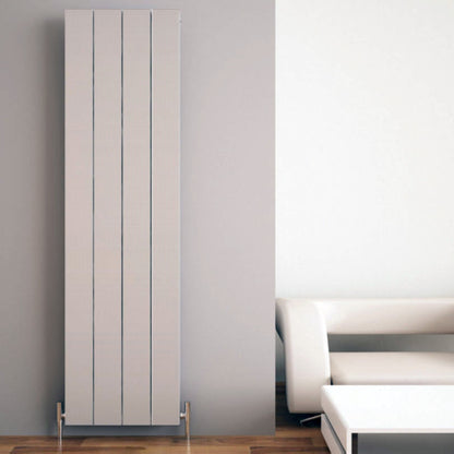 Carisa Elvino Radiateur en Aluminium Vertical Design Moderne Blanc