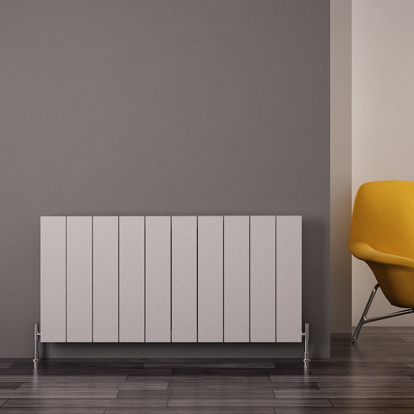 Carisa Elvino Radiateur en Aluminium Horizontal Design Moderne Blanc