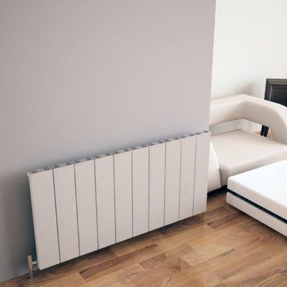 Carisa Elvino Radiateur en Aluminium Horizontal Design Moderne Blanc