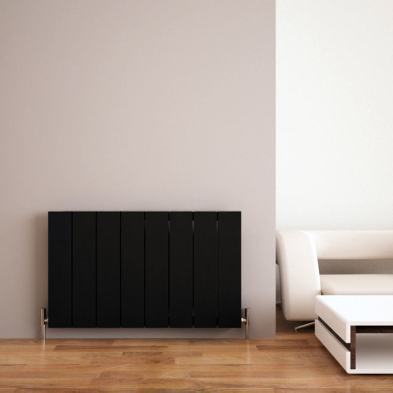 Carisa Elvino Radiateur en Aluminium Horizontal Design Moderne Noir