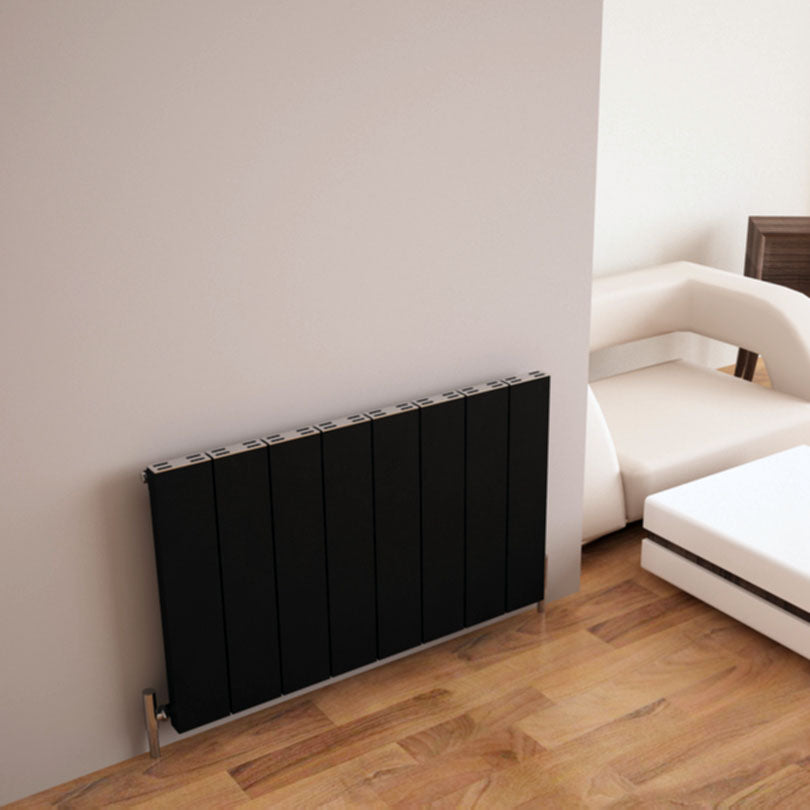 Carisa Elvino Radiateur en Aluminium Horizontal Design Moderne Noir