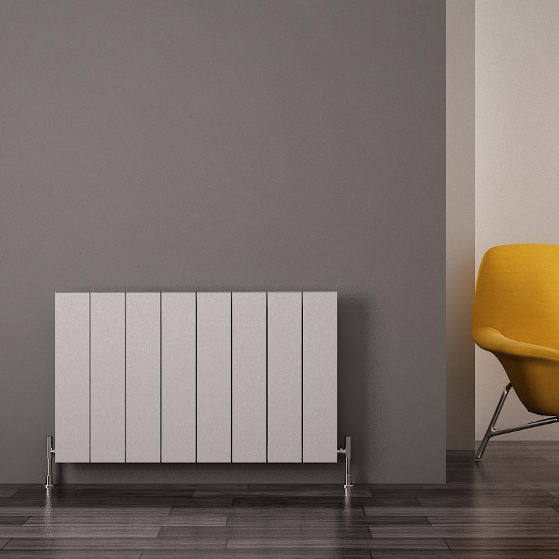 Carisa Elvino Radiateur en Aluminium Horizontal Design Moderne Blanc