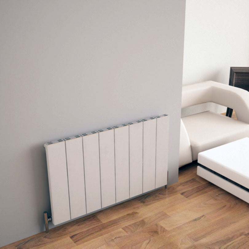 Carisa Elvino Radiateur en Aluminium Horizontal Design Moderne Blanc