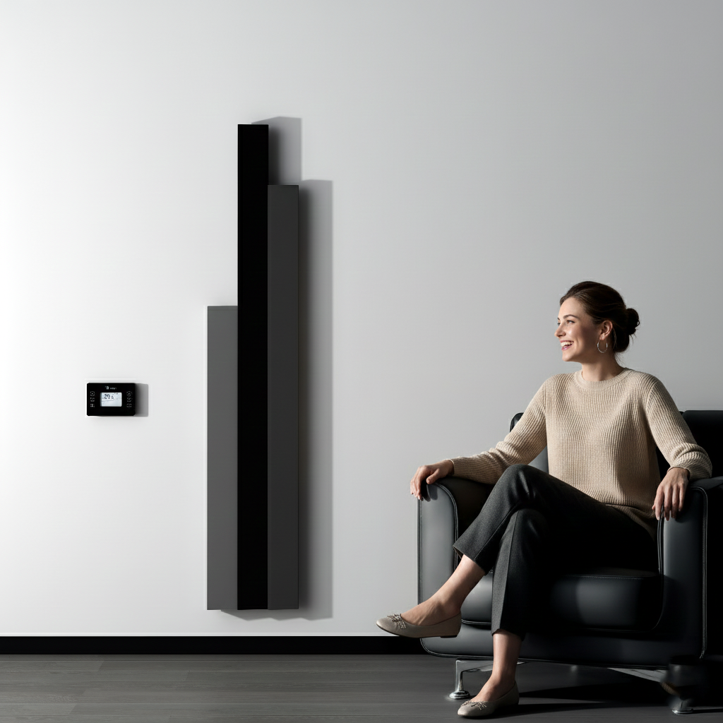 Carisa Boreas ZS radiateur électrique en aluminium – thermostat Wi-Fi intelligent