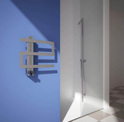 Carisa Ibiza Sèche-Serviettes en Acier Inoxydable Design Moderne Satiné Poli