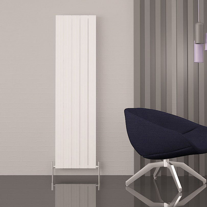 Carisa Monza Radiateur en Aluminium Vertical Design Moderne Blanc