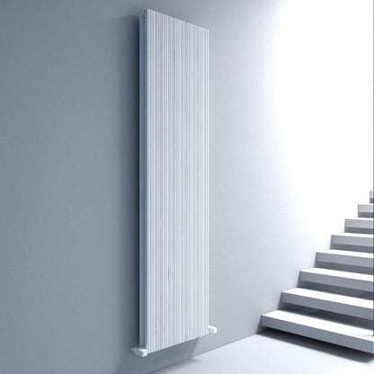 Carisa Monza Radiateur en Aluminium Vertical Design Moderne Blanc