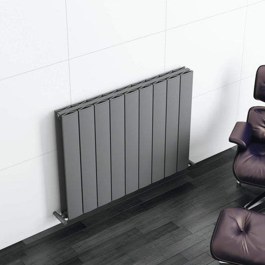 Carisa Moscow D Radiateur en Aluminium Horizontal Design Moderne Anthracite