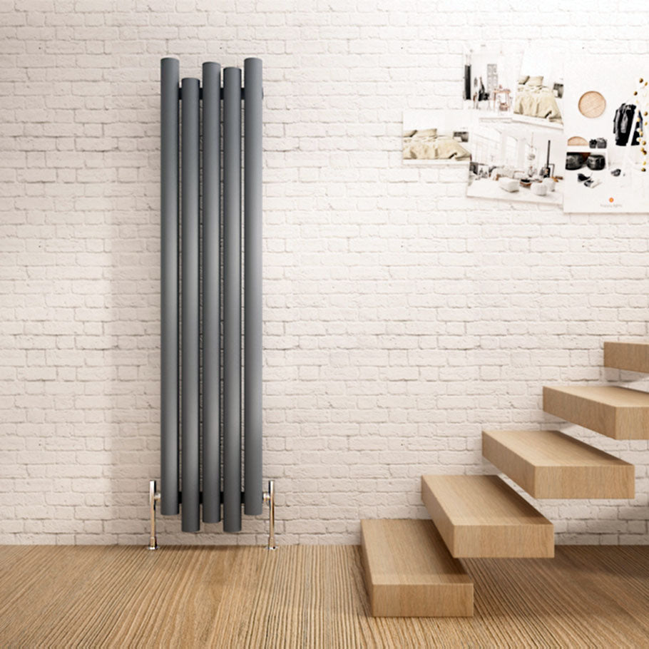 Carisa Motion Radiateur en Aluminium Vertical Design Moderne Anthracite