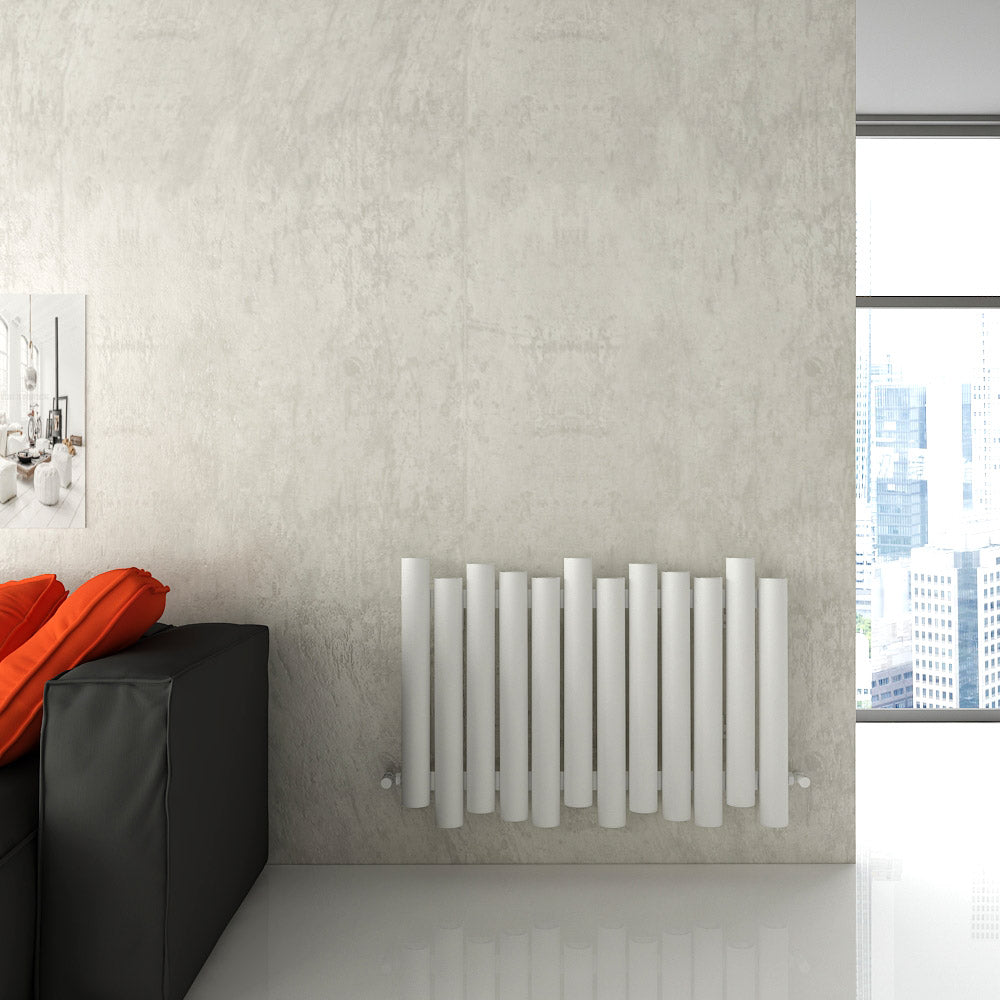 Carisa Motion Radiateur en Aluminium Horizontal Design Moderne Blanc