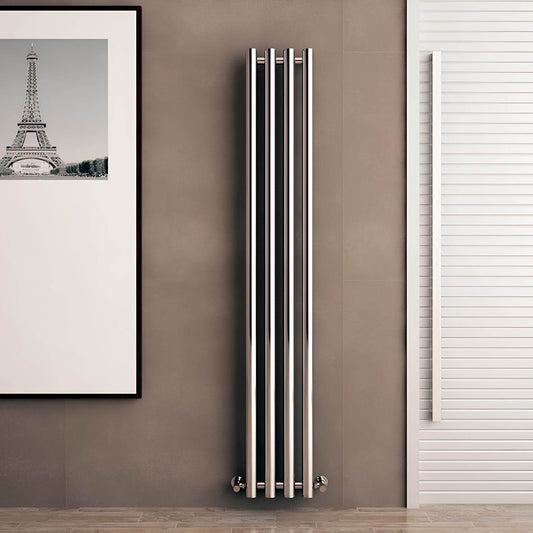 Carisa Mayra Radiateur en Acier Vertical Design Moderne Chromé