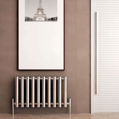 Carisa Mayra Radiateur en Acier Horizontal Design Moderne Chromé