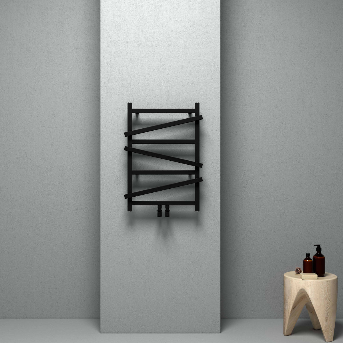 Carisa Vivek Sèche-Serviettes en Aluminium Design Moderne