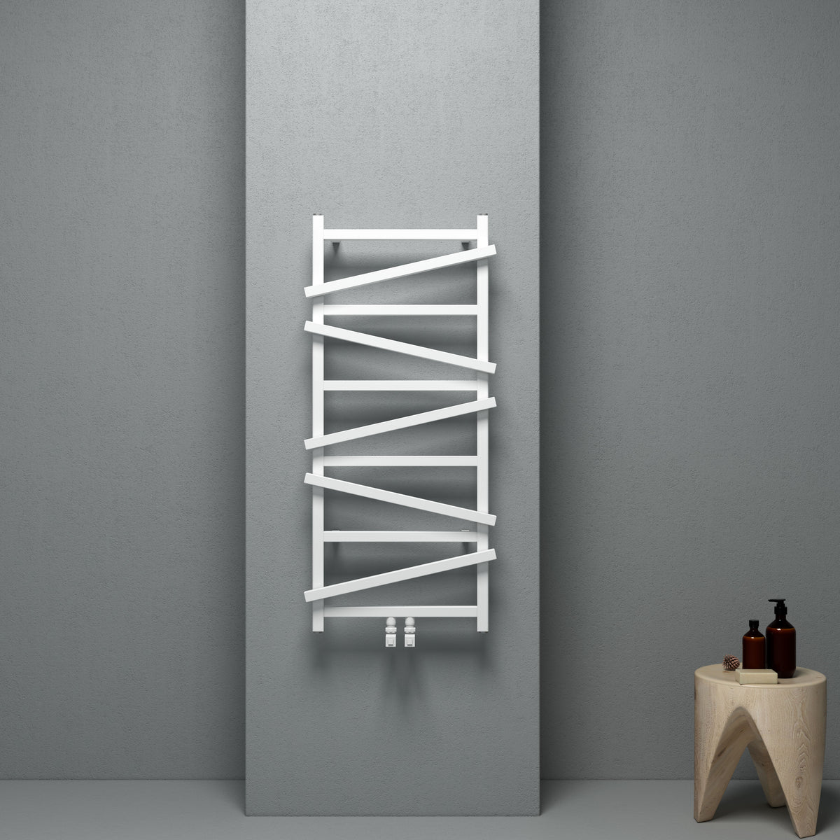 Carisa Vivek Sèche-Serviettes en Aluminium Design Moderne