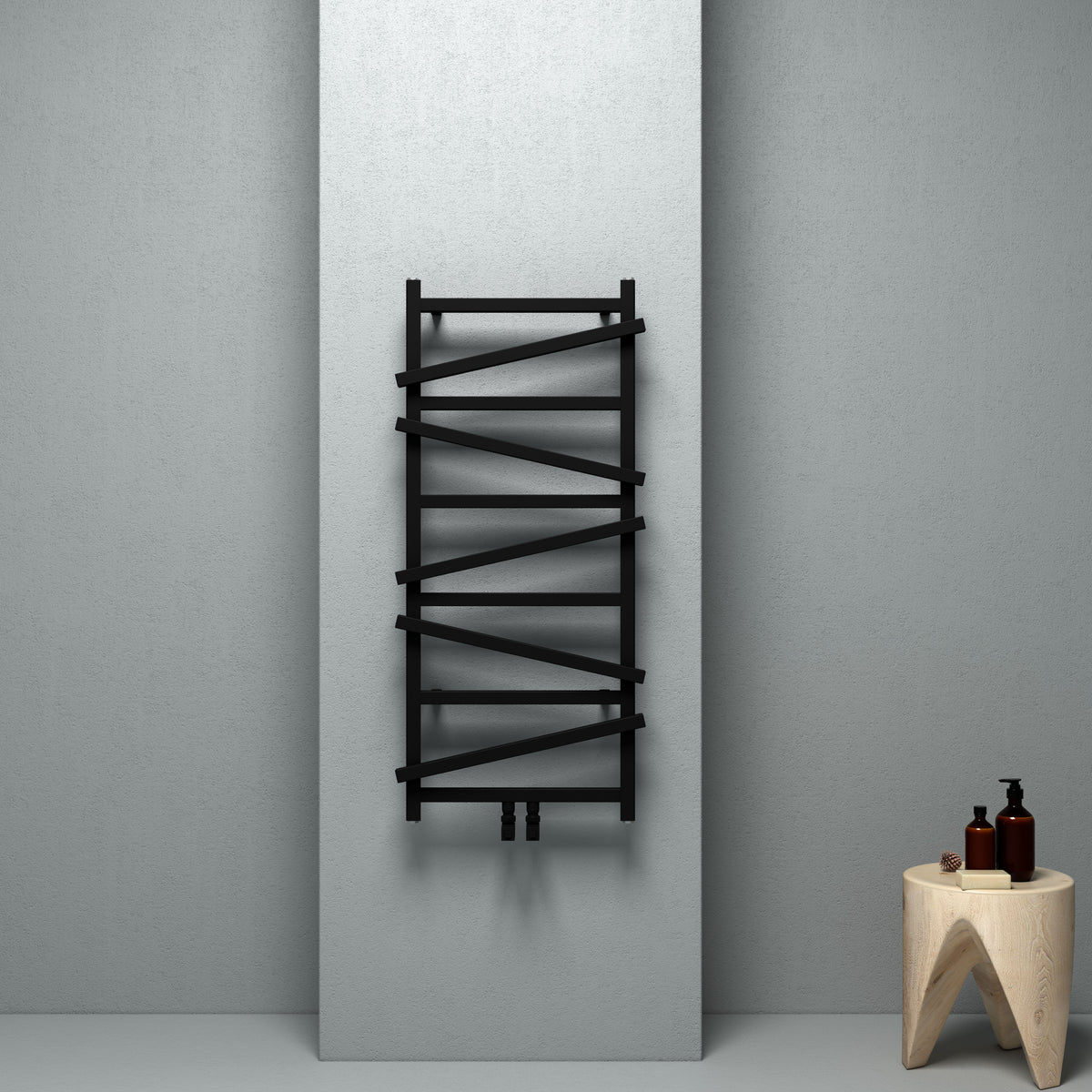 Carisa Vivek Sèche-Serviettes en Aluminium Design Moderne