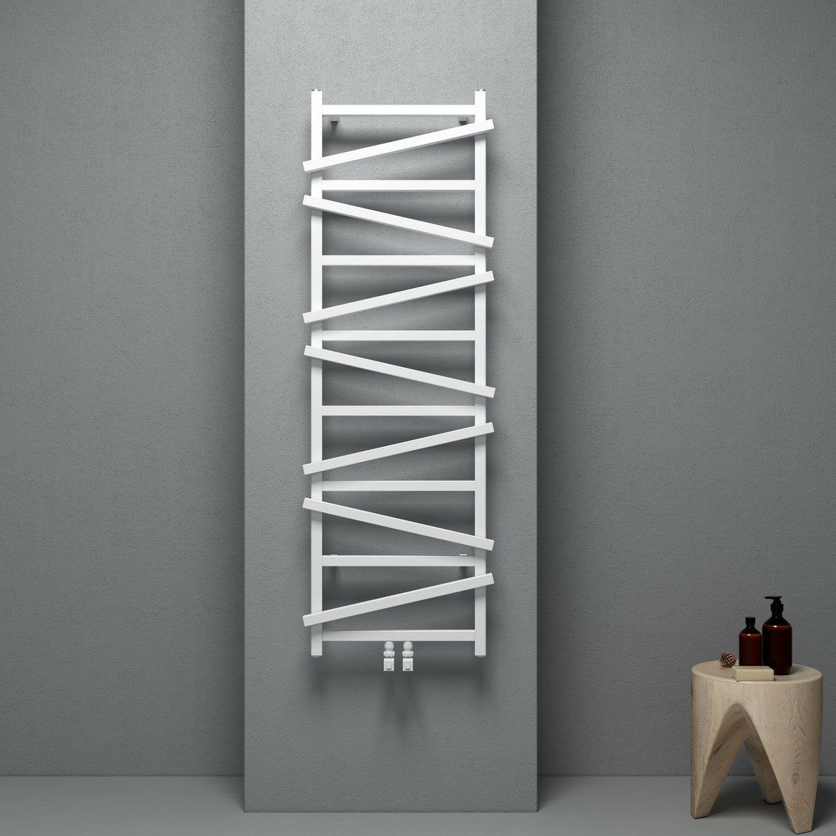 Carisa Vivek Sèche-Serviettes en Aluminium Design Moderne
