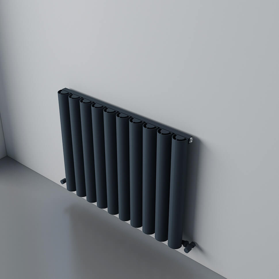 Carisa Odessa Radiateur en Aluminium Horizontal Design Moderne Anthracite